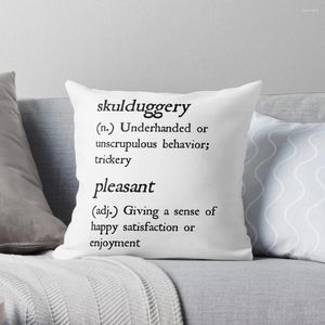 Pillow SkulDugghery Pleasant Definition (preto) Casos S para crianças