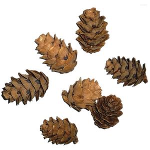 Vasos 50 PCs pequenos pinheiros decoração de decoração de bola ornamentos de berry cones realistas bolas artificiais