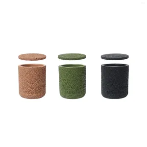 Ljushållare Votive for Table Centerpieces Festival Decorative With Lid Dining Coffee Cement Tea Lights Holder Holder