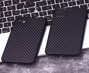 Carbon Fiber Sticker Back Vinyl Wrap for IPhone 11 Pro Max X XS MAX XR 8 7 6 6s Plus Skin Decal Stickers Black7410997