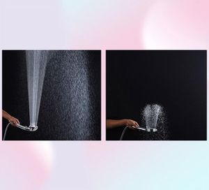 3 Funktion justerbar jetting duschhuvud badrum högt tryck vattenbesparande handhållen anjon filtrerad regn spa duschhuvuden SH3829974