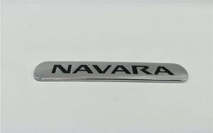 Dla Nissana Navara tylna tylna płyta logo Emblematy Frontier Pickup D21 D22 D23 D40 boczne drzwi Chrome 1049600