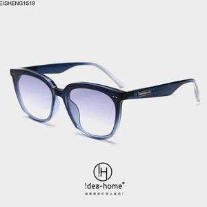Novos óculos de sol da moda coreana de moda coreana, mesmo óculos de sol de estilo com espelho Face Nylon Sheet Instagram Red Street Photo