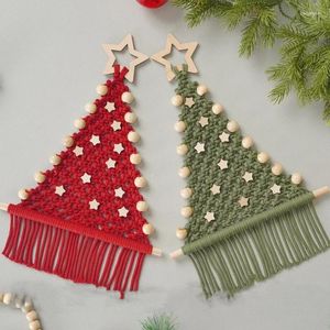 Tapestries Xmas Tree Bohemian Anniversary Craft Gifts For Women Diy Macrame Party Wall Pattern Activity Decor Home Indoor Project