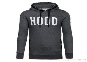 Slim tröja män brösttryck huva brev tryck man tröja hip hop höst vinter fitness män pullover bomull 3xl plus velet hood7428403