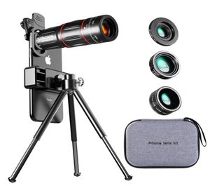 28X HD Mobile Telefonocholing Lente Telescope Zoom Macro Lens per iPhone Samsung Smartphone Fish Eye Lente Para Celular5849934