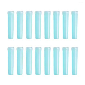 Decorative Flowers 100 PCS Floral Tube Nutrition Culture Water Clear Vases Plastic Roses