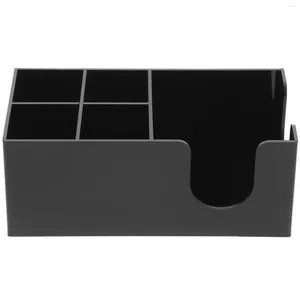 Bottiglie di stoccaggio bar rastrelliere condimenti di caffè organizzatore barre forniture tazza da desktop borse pratico per tè per il tè acrilico