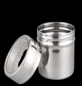 Stainless Chocolate Shaker Cocoa Flour Icing Sugar Powder Coffee Sifter Lid Shaker Kitchen Cooking Tools XB14858352