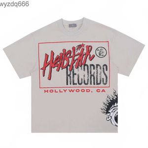 Hellstar Mens T-shirty Wysokiej jakości koszulki koszulki dla mężczyzn letnie ubrania pary mody bawełniane koszulki dorywcze koszulki z krótkim rękawem star yjwf