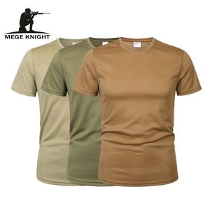 MEGE 3 PCS2 PCS MEN TAMEN TAKTISCHE TAKTISCHE THIMMER ARMY MILIMISION SHORTSLEEVE O-Neck Schnell trocknen Fitnessstudio T-Shirts lässig übergroße 4xl 240409