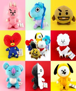 Ny söt tecknad leksak fylld bts plysch fylld docka leksak bt21 bangtan pojkar k- armé chimmy gåvor mode5662424