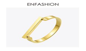 Enfashion kişiselleştirilmiş özel gravür adı düz bar cuff bilezik altın renk bileklikler için kadın bilezikler için bilezikler j1907196247211