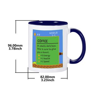 Stardew Valley-Coffee Ceramic Mugs Coffee Cups Milk Tea Valley StardewValley Stardew Valley utanför naturspel videospel