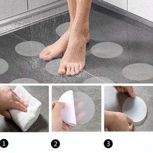 Tappetini da bagno 24-27pcs Slip da bagno trasparente nastro antiscivolo strisce anti-slip adesivi per doccia quadrati a forma di fiore atto