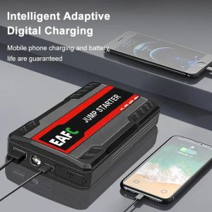 600A Auto Jump Starter Power Bank LED Taschenlampe Tragbare Notfallauto -Batterie -Startgerät