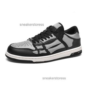 High Sneaker Skel Shoes Designer Shoe Mens Armyri Bone Chunky Top Low Black White Top Grey Fashion Brand Mi Same Casual Sports Board Men Women Y7J8
