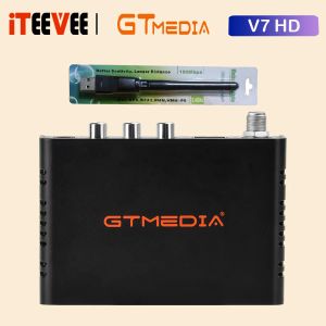 Finder 5pcs Gtmedia V7 HD DVBS/S2/S2X Полная скорость USB 3/4G и USB Wi -Fi YouTube H.264 BP 1080p Обновления программного обеспечения