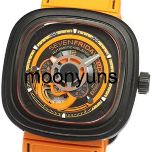 Sevenfriday Watch Designer Watches Seven Venerdì Sevenfriday SF-P3 Small Second Automatic Autorning Mens _79 ... alta qualità