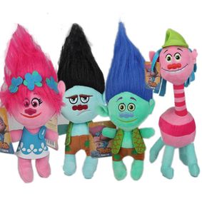 3 Styles Filme Cartoon 35cm Dream Works Filme Trolls Plush Toy Doll Py Branch Dolls de pelúcia L2442988361