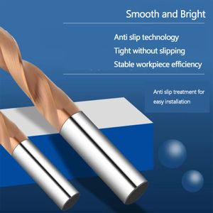 HRC55 ° Sert Metal Twist Matkap Bit Setleri Nano Kaplama Düz Şaft CNC Kesme Aracı 1/1.5/2/2.5/3/4/5/6/6/7/11/13/13/11