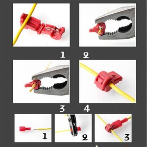 18/30st T-TAP-anslutning Snabbelektriskt kabelkontakt Snap Splice Lock Wire Terminal Waterproof Crimp Wire Terminal