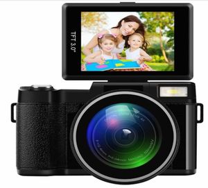 フルHD 24MP 1080Pプロフェッショナルデジタルカメラ4Xズーム30インチディスプレイ画面ビデオカムカメラルカムカメラレコーダー52mm広角L6096273