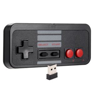 Gamepads NES Emulator için Kablosuz USB Denetleyicisi 2.4GHz Gamepad Klasik Joystick Windows için 10/8/7 Dizüstü Bilgisayar Mac Mac Raspberry Pi