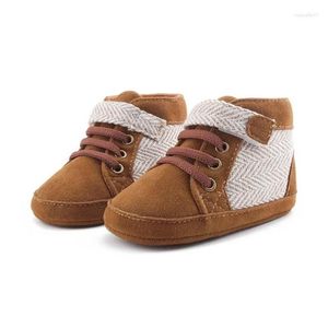 Boots Autumn Winter Baby Boys Warm Patchwork Anti-Slip Shoes Sneakers Toddler Soft Soled First Walkers Drop Delivery Kids Maternity Otum6