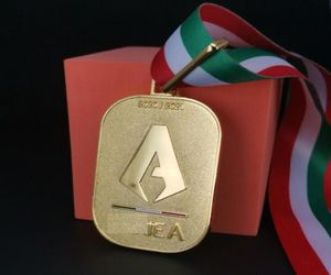 2021 Serie Italia A S Alloy Medal Collectible Milan League Finals Medales As Collections eller Fan Gifts4058802