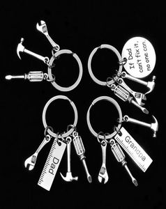 if dad cant fix it no one can hand tools keychain daddy key rings father key chain accessories gift for grandpa papa dad1731821