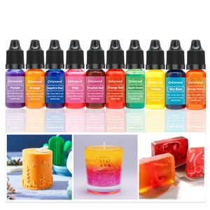 Noel DIY Mum Boyalar Pigment Aromaterapi Sıvı Renklendirici Pigment Sabun Boyama El Yapımı Festival El Sanatları Reçine Pigment