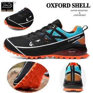 Athletic Shoes Herr Trail Running Shoes Wear-Costistent Lightweight Breattable Sports Shoes Non Slip Waterproof Handing Outdoor Sports Shoes C240412