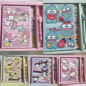 Wholesale Cute Cartoon Creative Kuromi Notebook Notebook, Handwritten Journal, Handwritten Pen Set+Pen Combination