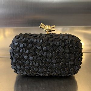 Üst düzey 10a koyun derisi Kont Petal Yemeği Çantası 717622 Mini Çanta Kadın Tasarımcı Klasik Kadınlar Gerçek Deri B Ottega