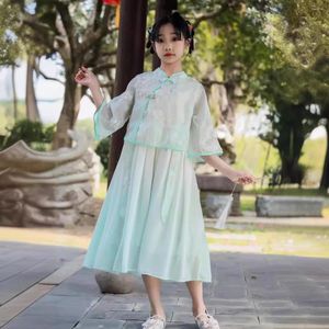 Girl Dresses Summer Children's Sweet Dress Kids Clothes 2024 per ragazze 8 10 12 14 16 anni