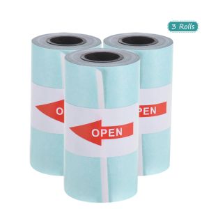 Epilatori 30 rotoli di carta per adesivi stampabili carta termica diretta con autoaddetto 57*30mm (2,17*1,18 pollici) per stampante termica tascabile