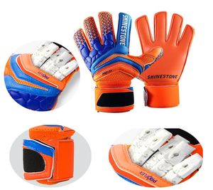 Guanti da portiere di calcio professionista da uomo Strong a 5 dita addensato da 4 mm in lattice Kids Weeder De Futebol Golves Guggete7761356