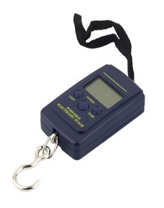 Scale digitali da 20 g 40 kg di alta qualità Display LCD Scala di pesca di pesca per bagagli appesi H1765 Navy Blue 1PCS9320198