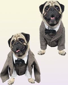 Ubrania z ubrania dla psów. Przyjęcie weselne dla małych psów Pet Tuxedo Coat Costume XS S M L XL 2XL2542543