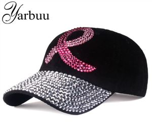 Yarbuu 2017 Moda Caps de beisebol de alta qualidade para homens Mulheres o Capt de algodão ajustável Rhinestone jeans Cap Hat 4380126