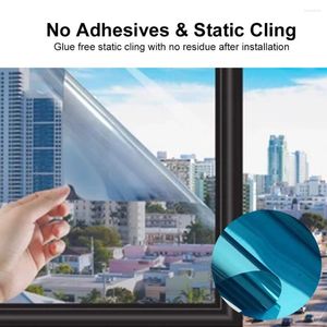 Window Stickers 50 X 100 CM Insulation Mirror Film Sticker Solar Tint UV Reflective Privacy Decoration For Glass