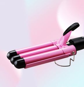 Haare Curling Iron Professional Triple Barrel Locken Wellen Waver Styling Tools Mode Styler Zauberstab 2202114136985