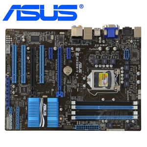 Płyty główne asus p8z68v lx płyty główne LGA 1155 DDR3 32GB dla Intel Z68 P8Z68V LX Desktop Systemboard Systemboard SATA III PCIE X16 Użyte