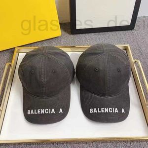 Ball Caps Designer B Strona główna Paris Nowy umyty kowbojowy kapelusz baseballowy list haft haftowy marka kaczka język 6q3f