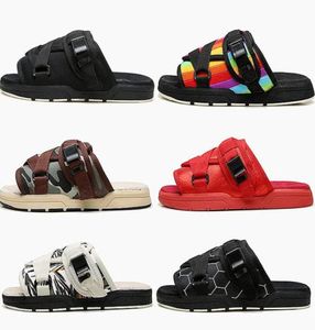 Beach Designer Visvim Platform Slippers Men Women Lovers Fashion Shoes Mule Slipper Hiphop Street Outdoor Sandals Flip Flops9679887