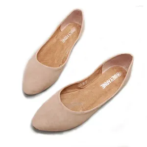 Casual skor damer ballerina mjuka sulor täcker klackar lägenheter kvinnor andningsbara loafers pekade tå slip-ons plus storlek 45 44 4 svartgul