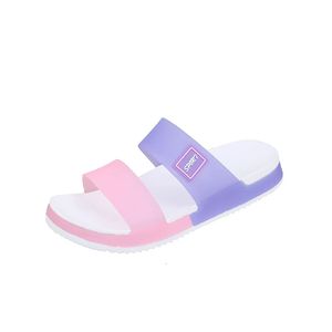 Summer Celebrity Jelly Women Sandaler som bär flip flops utanför storlek 36-40 240328