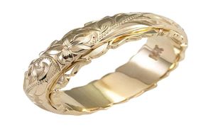 Klasyczna elegancka biżuteria mody 14K Złotym Rzeźbionym Rzeźbionym Pierścieniu Anniversary Prezenty Bride Wedding zaręczynowy Pierściołów zaręczynowy US 5115539805