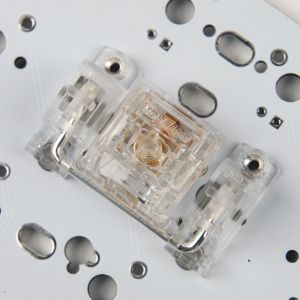 Tillbehör Gateron V2 PC Transparent stabilisatorer PCB Monteringsskruv i stabilisator Ingen släpptråd för MX Mekaniska tangentbord PCB